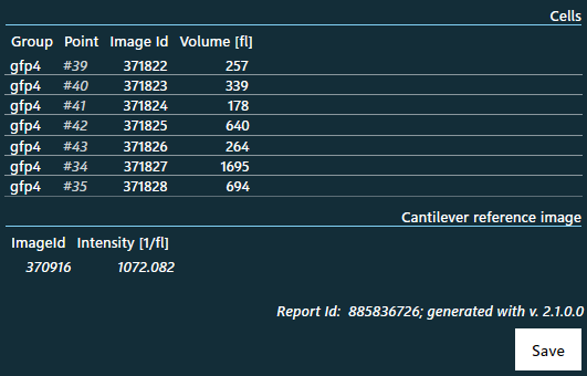 Report Screenshot