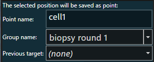 1st extraction: no previous target, new group name